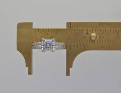 ENGAGEMENT RING SETTING WITH SPLIT DIAMOND SHANK