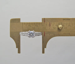 INTERESTING DIAMOND ENGAGEMENT RING SETTING