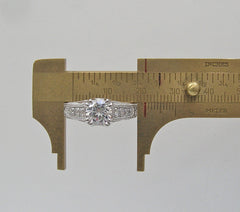 IMPORTANT FEMININE DIAMOND ENGAGEMENT RING SETTING OR REMOUNT