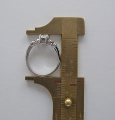 GOLD ENGAGEMENT RING SETTING DIAMOND ACCENTS