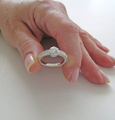 SPECIAL BUTTERCUP ENGAGEMENT RING SETTING