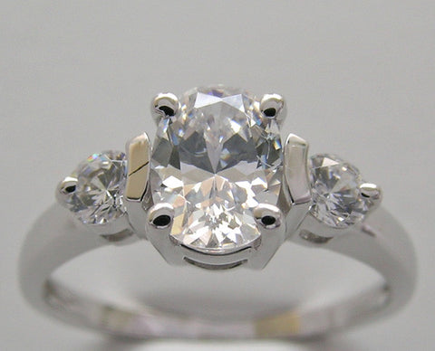 OVAL SHAPE DIAMOND RING SETTING