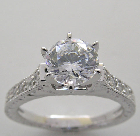 EXCLUSIVE BEAUTIFUL DIAMOND ENGAGEMENT RING SETTING