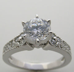 DIFFERENT RING SETTING WITH ART DECO STYLE AND DIAMOND ACCENT