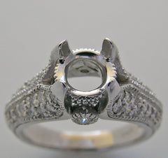 ENGAGEMENT RING SETTING TULIP DESIGN