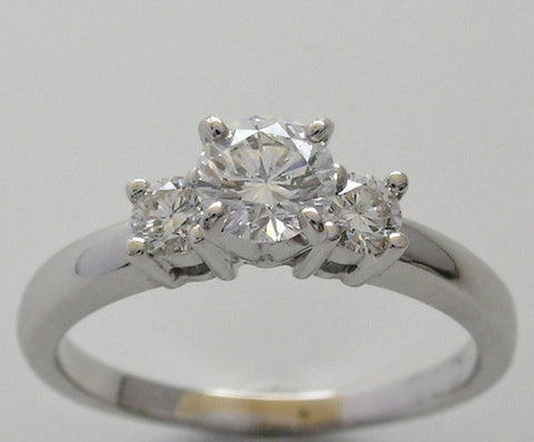 PETITE THREE STONE DIAMOND PRE ENGAGEMENT RING SETTING