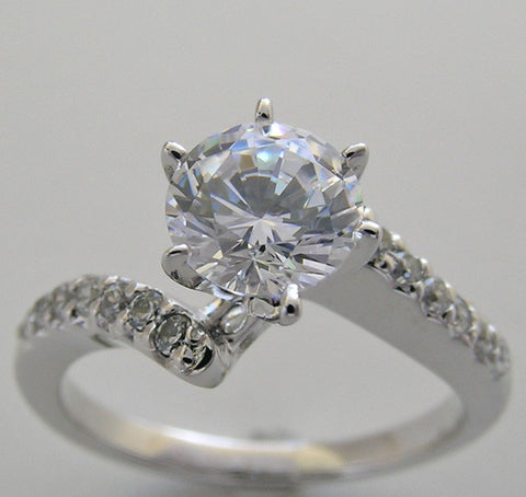 DIFFERENT DIAMOND ACCENT ENGAGEMENT RING SETTING