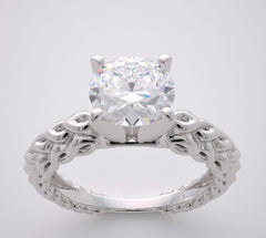 LOVELY TEXTURED INTERESTING ENGAGEMENT RING SETTING