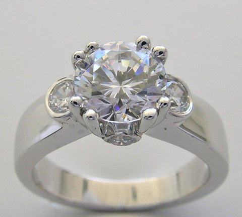 EXTRAORDINARY DIAMOND ENGAGEMENT RING SETTING