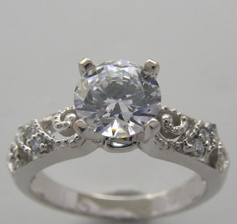 ANTIQUE ART DECO STYLE DIAMOND ENGAGEMENT RING SETTING