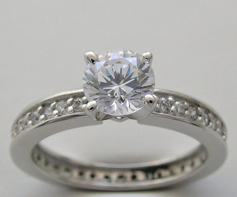 STUNNING DIAMOND ETERNITY ENGAGEMENT RING SETTING