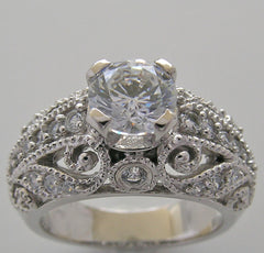 DIFFERENT ANTIQUE STYLE DIAMOND ENGAGEMENT RING SETTING