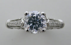 SPECIAL ENGAGEMENT RING SETTING OR REMOUNT DIAMOND ACCENTS