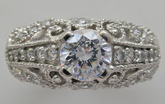 DIFFERENT ANTIQUE STYLE DIAMOND ENGAGEMENT RING SETTING