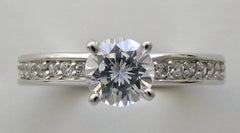 STUNNING DIAMOND ETERNITY ENGAGEMENT RING SETTING