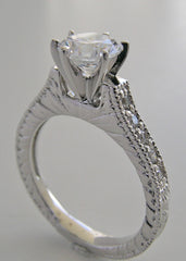 EXCLUSIVE BEAUTIFUL DIAMOND ENGAGEMENT RING SETTING