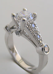 IMPORTANT DIAMOND DETAIL BRIDAL WEDDING ENGAGEMENT RING SETTING