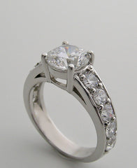 DIFFERENT DIAMOND ACCENT ENGAGMEMENT RING SETTING