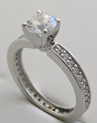 STUNNING DIAMOND ETERNITY ENGAGEMENT RING SETTING