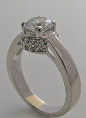 ESPECIALLY DIFFERENT DIAMOND ACCENT ENGAGEMENT RING SETTING