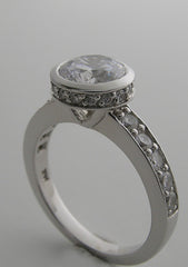 RING SETTING FOR ENGAGEMENT RING RE-MOUNT