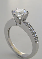 ELEGANT VERSATILE DIAMOND ENGAGEMENT RING SETTING