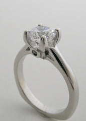 PLAIN SOLITAIRE SURPRISE DIAMOND ENGAGEMENT RING SETTING MOUNTING