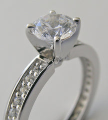 STUNNING DIAMOND ETERNITY ENGAGEMENT RING SETTING