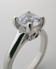 PLAIN SOLITAIRE SURPRISE DIAMOND ENGAGEMENT RING SETTING MOUNTING