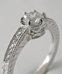 SPECIAL BUTTERCUP ENGAGEMENT RING SETTING