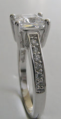 SPECIAL PRINCESS CUT DIAMOND ENGAGEMENT RING SETTING