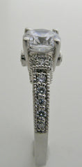 BEAUTIFUL DESIGN DIAMOND ACCENTED ENGAGEMENT RING OR REMOUNT SETTING