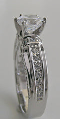 BEAUTIFUL MICRO PAVE DIAMOND ENGAGEMENT RING SETTING