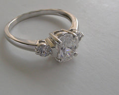 OVAL SHAPE DIAMOND RING SETTING