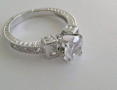 STUNNING DIAMOND ENGAGEMENT RING SETTING