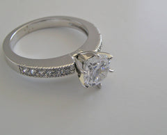 ELEGANT VERSATILE DIAMOND ENGAGEMENT RING SETTING