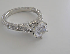 EXCLUSIVE BEAUTIFUL DIAMOND ENGAGEMENT RING SETTING