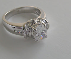 OVAL SHAPE DIAMOND ENGAGEMENT RING SETTING