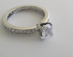 STUNNING DIAMOND ETERNITY ENGAGEMENT RING SETTING