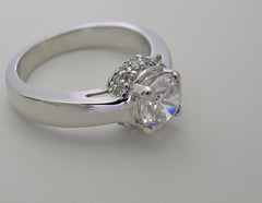 ESPECIALLY DIFFERENT DIAMOND ACCENT ENGAGEMENT RING SETTING