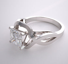 GEOMETRIC DECO STYLE ENGAGEMENT RING SETTING FROM THE ARCHITECTURAL DESIGN COLLECTION