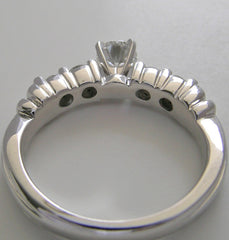 UNUSUAL DIAMOND ENGAGEMENT RING SETTING