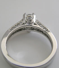 DIAMOND ENGAGEMENT RING SETTING DIAMOND ACCENTS