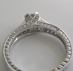 INTERESTING DIAMOND ENGAGEMENT RING SETTING