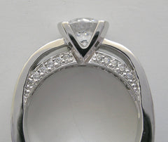 CONTEMPORARY DIAMOND ENGAGEMENT RING SETTING