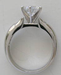 ATTRACTIVE TULIP DIAMOND ENGAGEMENT RING SETTING