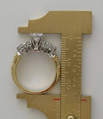 INTERSETING TWO TONE RING SETTING