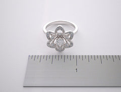FLORAL RING DIAMOND RING SETTING